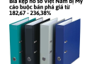Vietnam file cover is accused of dumping from 182.67 - 236.38% by the US